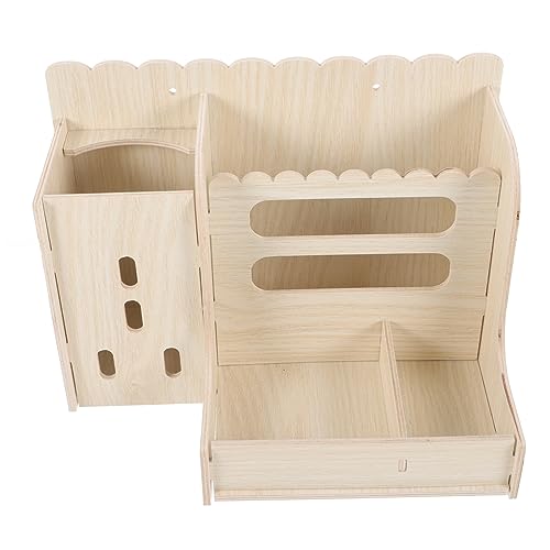 CIYODO Holz Gras Feeder Meerschweinchen Heu Feeder Schüssel für Kaninchen Hamster Verschleiß-Beständig von CIYODO
