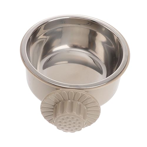 CIYODO Haustiernapf Hundespielzeug Züchten Katzengeschirr Für Wohnungskatzen Hundekäfig Wurf Futterstelle Für Kaninchen Kätzchenzubehör Zwinger Bereicherung Für Katzen Katzenfutter Grey von CIYODO