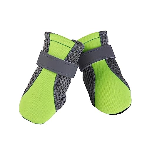 CIYODO Atmungsaktive Hundeschuhe Aus Mesh Für Kleine Hunde Mit Rutschfester Sohle Größe Schützen Pfoten Vor Steinen Und Rauen Oberflächen Sommer von CIYODO