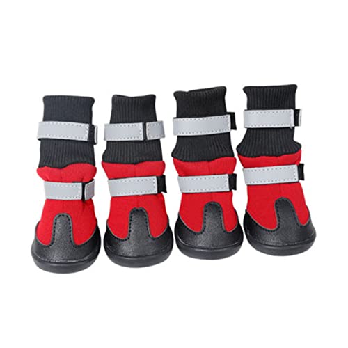 CIYODO Hundeschuhe für Pfoten Schutz Winter Schneestiefel wasserdichte Hundestiefel Größe XL rot CIYODO Hundeschuhe für Pfoten Schutz Winter Schneestiefel wasserdichte Hundestiefel Größe XL rot von CIYODO