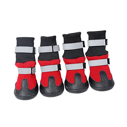 CIYODO Haustierschuhe hundeschuhe Winterschuhe für Hunde Haustiere Haustier Schneeschuhe Welpe Schneestiefel Stiefel für Hunde Hundestiefel Langer Lauf Schutz Kurze Stiefel Hündchen von CIYODO