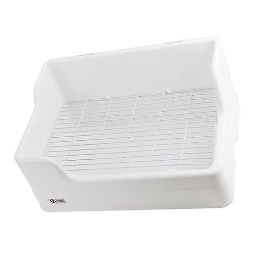 CIYODO Haustiertoilette Hamster klo kaninchentoilette Hamsterkäfig-Abfallbehälter Hasentablett groß kleines Tablett Wurf Cage Trainer Bettpfanne Käfigtoilette für Hamster Plastik Weiß CIYODO Haustiertoilette Hamster klo kaninchentoilette Hamsterkäfig-Abfallbehälter Hasentablett groß kleines Tablett Wurf Cage Trainer Bettpfanne Käfigtoilette für Hamster Plastik Weiß von CIYODO