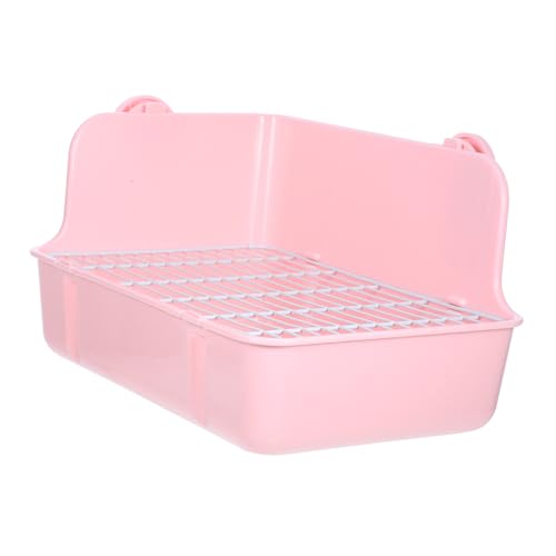 CIYODO Haustiertoilette Hase Kaninchen Sitz Klein Wurf Häschen Toilette Mit Groß Wc-ablage Drinnen Wiederverwendbares Häschen-töpfchen Praktisches Häschen-töpfchen Rosa Plastik CIYODO Haustiertoilette Hase Kaninchen Sitz Klein Wurf Häschen Toilette Mit Groß Wc-ablage Drinnen Wiederverwendbares Häschen-töpfchen Praktisches Häschen-töpfchen Rosa Plastik von CIYODO