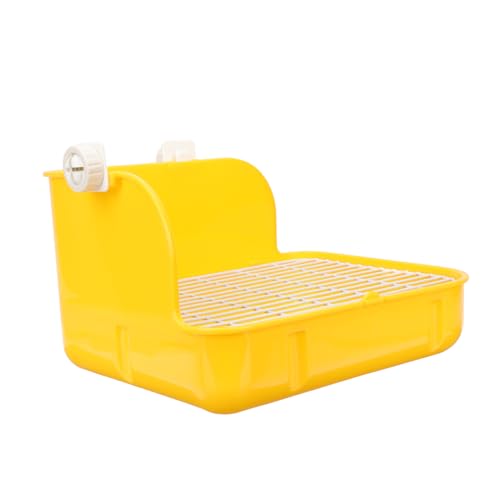 CIYODO Haustiertoilette Hase Wurf Kaninchen Drinnen Klein Häschen-Toilette Für Den Täglichen Gebrauch Coop Mülleimer Etagenhäschen Toilette Abnehmbares Häschen-töpfchen Yellow Plastik CIYODO Haustiertoilette Hase Wurf Kaninchen Drinnen Klein Häschen-Toilette Für Den Täglichen Gebrauch Coop Mülleimer Etagenhäschen Toilette Abnehmbares Häschen-töpfchen Yellow Plastik von CIYODO