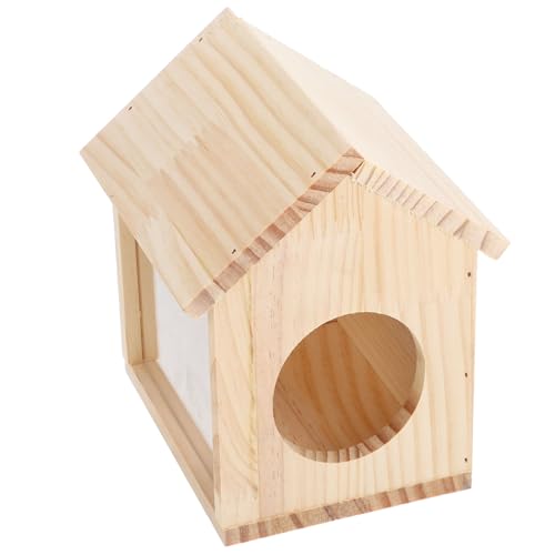 CIYODO Holz Hamsterhaus mit Futter und Wasserplattform Transparenter Rückzugsort für Kleintiere Multifunktionales Nagerversteck für Hamster für Gesundes Beobachten und Einfache Pflege CIYODO Holz Hamsterhaus mit Futter und Wasserplattform Transparenter Rückzugsort für Kleintiere Multifunktionales Nagerversteck für Hamster für Gesundes Beobachten und Einfache Pflege von CIYODO