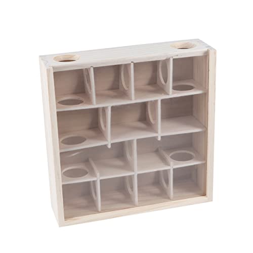 CIYODO Holz Maze Tunnelspielzeug für Kleine Haustiere Aktives für Hamster Ratten und Mäuse aus Natürlichem Holz Fördert Spaß und Bewegung Geeignet für Käfige und Sortierboxen CIYODO Holz Maze Tunnelspielzeug für Kleine Haustiere Aktives für Hamster Ratten und Mäuse aus Natürlichem Holz Fördert Spaß und Bewegung Geeignet für Käfige und Sortierboxen von CIYODO