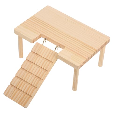 CIYODO Holzplattform Für Hamster Und Kleine Kletterleiter Für Meerschweinchen Käfigeinrichtung Und Robust Aus Natürlichem Holz Fördert Und Bewegung CIYODO Holzplattform Für Hamster Und Kleine Kletterleiter Für Meerschweinchen Käfigeinrichtung Und Robust Aus Natürlichem Holz Fördert Und Bewegung von CIYODO