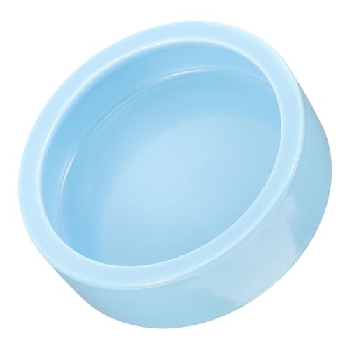 CIYODO Hühnerfutter Vogel Wasserschale Geflügelfutter Huhn Wasserfutterhalter Für Hühner Vogelschüssel Futternapf Für Hühner Fütterung Futtermittel Für Hühner Tränke Sky-Blue Keramik von CIYODO