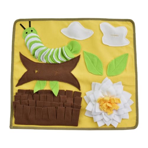 CIYODO Schnüffelmatte Für Hunde Futtermatte Bequeme Welpenmatte Mit Kissen Zum Futter Und Snacks Verstecken Für Geruchssinn Training CIYODO Schnüffelmatte Für Hunde Futtermatte Bequeme Welpenmatte Mit Kissen Zum Futter Und Snacks Verstecken Für Geruchssinn Training von CIYODO