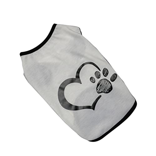 CIYODO Hund Weste Stoff Hundehemden Welpenkleidung Sommerhemden Spitzen Hawaiihemd Kleider Haustier Sommerkostüm Party-Hundetuch Hündchen Overall Partykleidung Sommerkleid Jacke Weiß von CIYODO