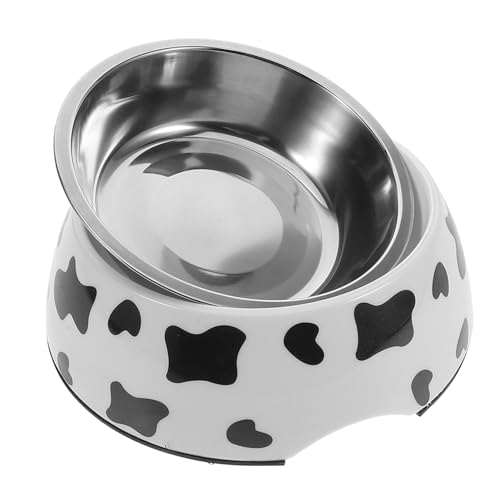 CIYODO Hundeschüssel für Futter und Wasser Dual Dog Feeder mit Rutschfestem für Trockenfutter Nassfutter und Leckerlis Design für Katzen Mittlere Pflegeleicht und Geruchsneutral von CIYODO