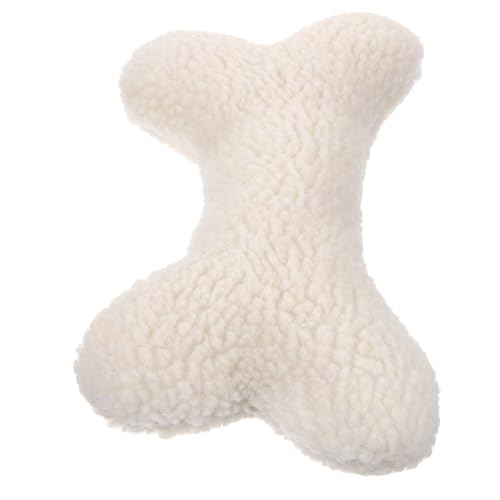 CIYODO Spielzeug Aus Wollsamtknochen Quietscher Für Interaktives Nackenkissen Kleine Aus Fleece Beige Sherpa CIYODO Spielzeug Aus Wollsamtknochen Quietscher Für Interaktives Nackenkissen Kleine Aus Fleece Beige Sherpa von CIYODO