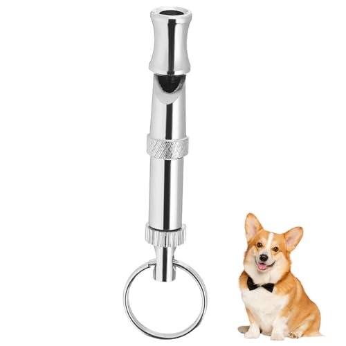 CIYODO Hundetraining Pfeife Hundepfeife Ausbildung Hundetrainer Silber von CIYODO