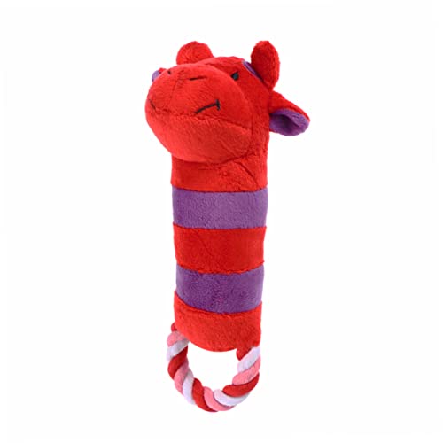 CIYODO Quietschendes Hundespielzeug Plüschspielzeug für Hunde rotes Kalbsdesign Haustier-Soundspielzeug Hundetrainingsspielzeug Welpenbeißspielzeug CIYODO Quietschendes Hundespielzeug Plüschspielzeug für Hunde rotes Kalbsdesign Haustier-Soundspielzeug Hundetrainingsspielzeug Welpenbeißspielzeug von CIYODO