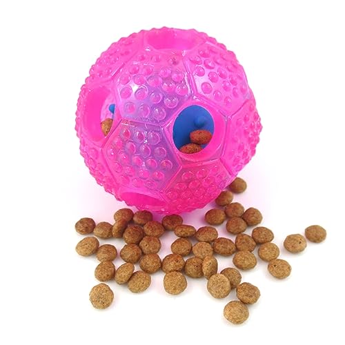 CIYODO Interaktiver Hundespielzeugball Leckerli- für Hunde Zahnungs- und Kaufunktionen Rosa CIYODO Interaktiver Hundespielzeugball Leckerli- für Hunde Zahnungs- und Kaufunktionen Rosa von CIYODO