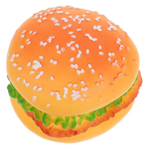 CIYODO Interaktives Hamburger Kauspielzeug Für Hunde Geräuschvolles Realistisches Welpenspielzeug Für Kleine Rassen Und Aggressive Kauer Für Spielerisches Kauen Und Zahnpflege CIYODO Interaktives Hamburger Kauspielzeug Für Hunde Geräuschvolles Realistisches Welpenspielzeug Für Kleine Rassen Und Aggressive Kauer Für Spielerisches Kauen Und Zahnpflege von CIYODO