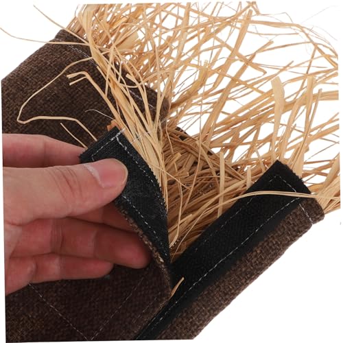 CIYODO Kaninchen Spieltunnel mit Heunest Kleines Haustiertunnel für Indoor Kaninchen Meerschweinchen Chinchillas und Hamster Interaktives Versteck und Beschäftigungsspielzeug für von CIYODO