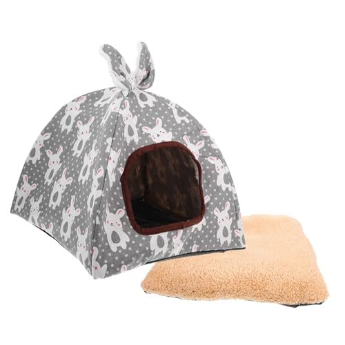 CIYODO Kaninchen-Versteck Bett Höhle weiches warmes Nest für Kleintiere für Hamster Chinchilla Kaninchen von CIYODO