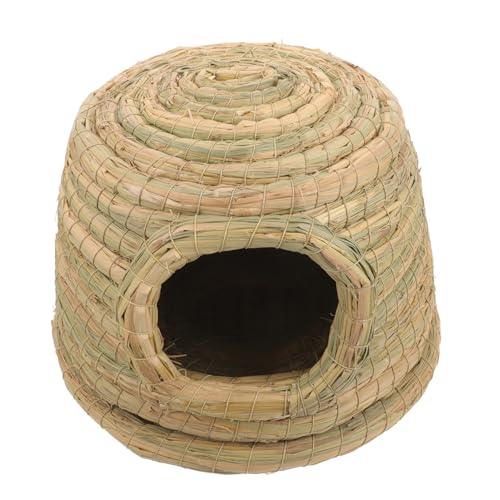CIYODO Kaninchen Gras Haus Gewebtes Nest Versteck Dekorativ Für Kaninchen Kaninchenhaus CIYODO Kaninchen Gras Haus Gewebtes Nest Versteck Dekorativ Für Kaninchen Kaninchenhaus von CIYODO