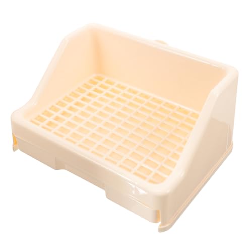 CIYODO Kasten Bettpfanne für Haustiere Hase Kaninchen drinnen klein Wurf Mülleimer Käfig liefert Käfig Trainer Töpfchen Käfig Toilette Käfigtoilette für Hamster Plastik Beige CIYODO Kasten Bettpfanne für Haustiere Hase Kaninchen drinnen klein Wurf Mülleimer Käfig liefert Käfig Trainer Töpfchen Käfig Toilette Käfigtoilette für Hamster Plastik Beige von CIYODO