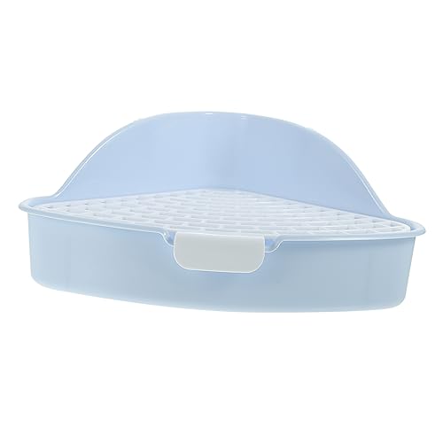 CIYODO Kasten Kaninchentoilette Münze Papierbettwäsche Kleines Tier Hunde-PIPI-pad Bistro Toilettenartikel Für Haustiere Großer Käfig Rennmaus Toilette Sitz Plastik Blue CIYODO Kasten Kaninchentoilette Münze Papierbettwäsche Kleines Tier Hunde-PIPI-pad Bistro Toilettenartikel Für Haustiere Großer Käfig Rennmaus Toilette Sitz Plastik Blue von CIYODO