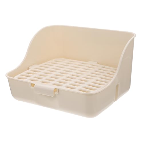 CIYODO Kaninchen Toilette Ecke Kunststoff Haustiertoilette Töpfchen Für Kleintiere Mit Filterboden Saubere Lösung CIYODO Kaninchen Toilette Ecke Kunststoff Haustiertoilette Töpfchen Für Kleintiere Mit Filterboden Saubere Lösung von CIYODO