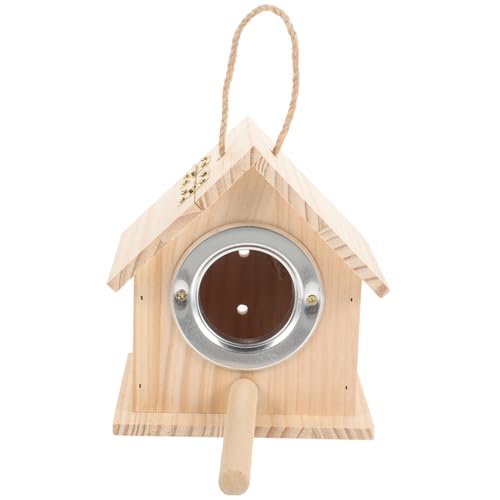 CIYODO Papageien-zuchtkasten Sittichnest Warme Box Für Vögel Vogelhaus Aus Holz Nistkasten Vogelspielzeug Für Sittiche von CIYODO