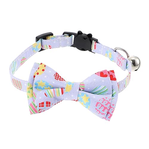CIYODO Katzenhalsband pet Supplies haustierbedarf Hundehalsband Halsband für Welpen zarte Katzenschleife zarter Kätzchenkragen Krawatte Zubehör Katzenkreis schmücken von CIYODO