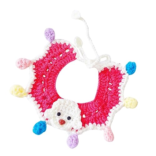 CIYODO Katzenhalsband Mit Garn Verstellbar Für Kätzchen Geeignet Für Alltag Und Partys Langlebig Und Bequem von CIYODO