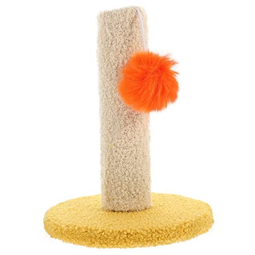 CIYODO Katzenkratzbaum für Kätzchen Robuster Kratzposten aus Strapazierfähigem Material für Kleine Katzen zur Krallenpflege und Spielbeschäftigung Farblich Ansprechendes Design von CIYODO