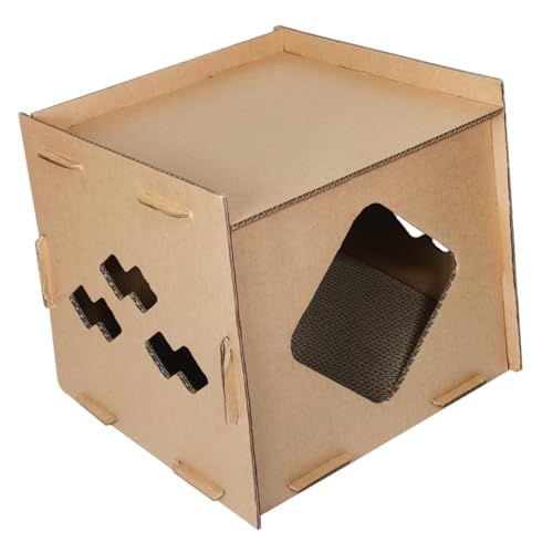 CIYODO Katzenkratzer House Spielzeugkatze Kratzer Karton Cardboard Scratch Für Innenkätzchen CIYODO Katzenkratzer House Spielzeugkatze Kratzer Karton Cardboard Scratch Für Innenkätzchen von CIYODO