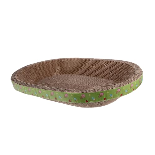 CIYODO Katzenkratznest aus Wellpappe Kratzbrett und Schlafplatz für Katzen Design für Indoor und Kratzfest und Langlebig CIYODO Katzenkratznest aus Wellpappe Kratzbrett und Schlafplatz für Katzen Design für Indoor und Kratzfest und Langlebig von CIYODO