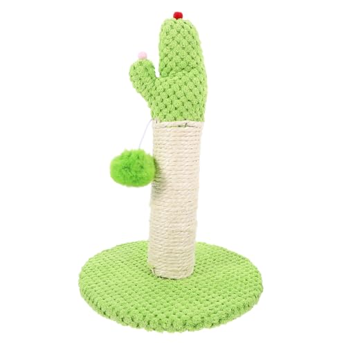 CIYODO Katzenscratch Säule Cactus Design Vertikaler Kratzbaum aus Natürlichem für Kätzchen Sicher und Langlebig Fördert die Gesundheit Spielverhalten von Katzen von CIYODO