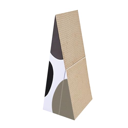 CIYODO Katzenkratzbrett Mit Einzigartigem Design Dreieckig Faltbar Aus Wellpappe Kratzbrett Für Katzen Und Kätzchen CIYODO Katzenkratzbrett Mit Einzigartigem Design Dreieckig Faltbar Aus Wellpappe Kratzbrett Für Katzen Und Kätzchen von CIYODO