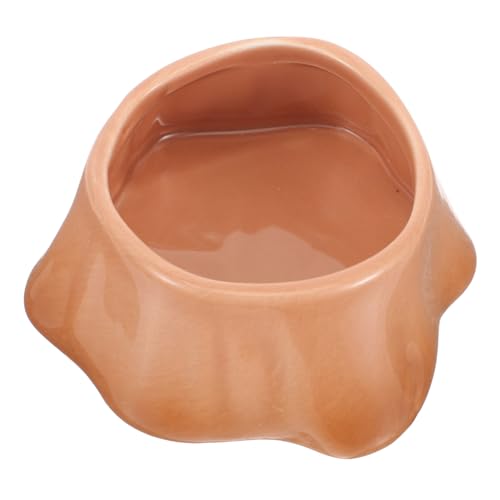 CIYODO Keramischer Futternapf Für Hamster Und Meerschweinchen rutschfeste Schale Für Kleintiere Umstoß Design Futter von CIYODO