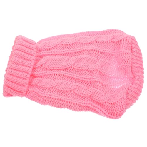 CIYODO Kleiner Hundepullover aus Weichem Dehnbarem Wollgarn Warmer Rollkragenpullover für Haustiere Gestrickter Hautfreundlicher Winterpullover in Modische Hundebekleidung für Kalte Tage von CIYODO