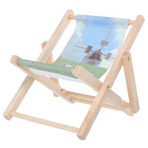 CIYODO Miniatur-strandstuhl Für Puppenhaus Spielzeug Miniaturmöbel Stuhl-telefonständer Hamsterkäfig-zubehör Mini-strandstuhl Puppenhaus-strandstuhl Miniatur-Ornamente von CIYODO