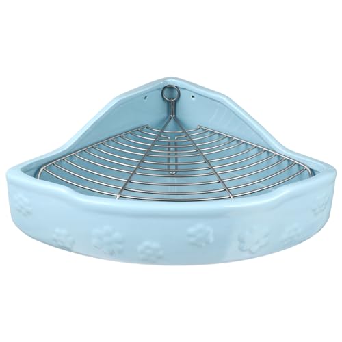 CIYODO Kleintier Toilette Keramik Haustiertoilette Fächerförmig Kaninchentoilette Für Hamster Igel Leicht Zu Reinigen CIYODO Kleintier Toilette Keramik Haustiertoilette Fächerförmig Kaninchentoilette Für Hamster Igel Leicht Zu Reinigen von CIYODO