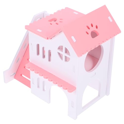 CIYODO Kleintier Versteck Haus für Hamster und Meerschweinchen Buntes Hideout mit Schadstofffreiem Material Gemütlicher Rückzugsort Schlafen Geeignet für Käfig und Außengehege von CIYODO