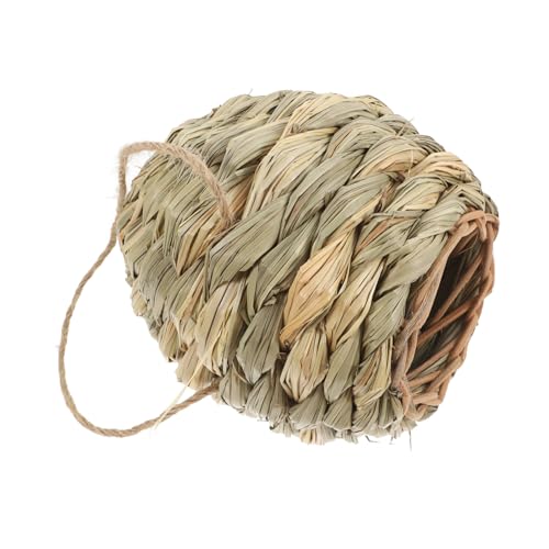 CIYODO Kleintier Versteck aus Handgewebtem Gras Umweltfreundliches Hamster Nest für Meerschweinchen Kaninchen und Chinchillas Leicht zu Reinigen und Sicher für Ihre Haustiere CIYODO Kleintier Versteck aus Handgewebtem Gras Umweltfreundliches Hamster Nest für Meerschweinchen Kaninchen und Chinchillas Leicht zu Reinigen und Sicher für Ihre Haustiere von CIYODO