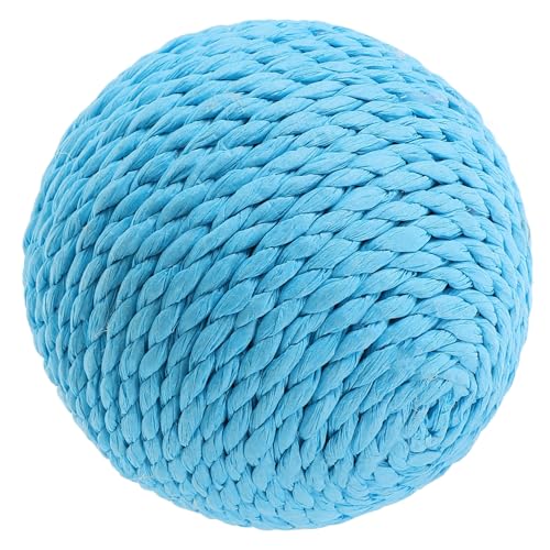 CIYODO Knitted Paper Rope Cat Toy Ball Interaktives Katzenspielzeug Langlebig für Drinnen und Draußen Fördert und Bewegung für Katzen und Kätzchen CIYODO Knitted Paper Rope Cat Toy Ball Interaktives Katzenspielzeug Langlebig für Drinnen und Draußen Fördert und Bewegung für Katzen und Kätzchen von CIYODO