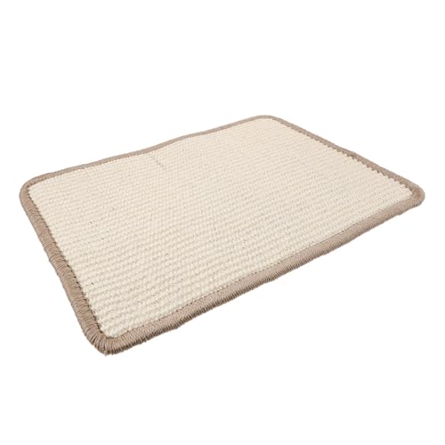 CIYODO Kratzbrett für Katzen aus Sisal rutschfeste Kratzmatte Langlebige Spielmatte für Katzen Schützt Möbel Kreative Kratzmöglichkeiten für Große Zufällige Zufällige von CIYODO
