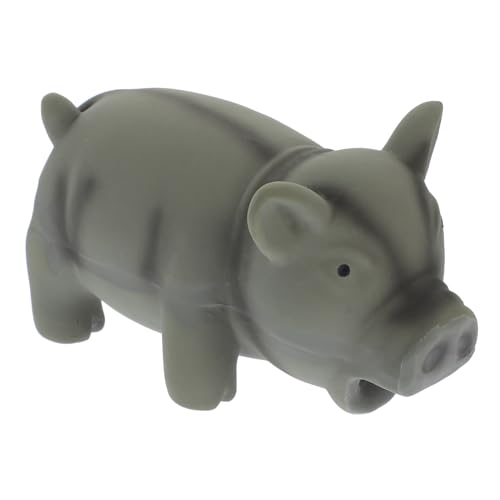 CIYODO Langlebiges Hundespielzeug aus Latex Quietschendes Beißfestes Welpen Kauspielzeug Schweineform Interaktives Zahnpflege für Kleine und Mittlere Hunde Langeweile und Zerstörerisches von CIYODO
