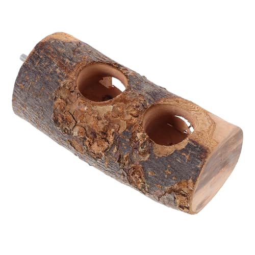 CIYODO Kleintier Kauspielzeug Aus Holz Backenzahnspielzeug Für Hamster Und Meerschweinchen Leckerli-Spielzeug Mit Knirscheffekt von CIYODO