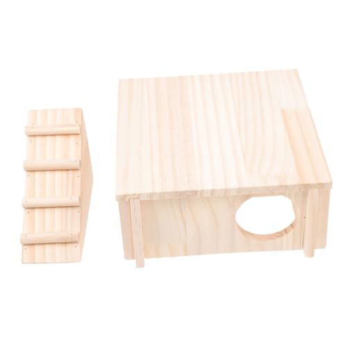 CIYODO Mehrkammer Holzhaus für Hamster mit Versteck Spieltunnel und Leiter Geeignet für Zwerg und Kleines Nagerversteck Klettern und Ausruhen DIY Bemalbar und Gestaltet CIYODO Mehrkammer Holzhaus für Hamster mit Versteck Spieltunnel und Leiter Geeignet für Zwerg und Kleines Nagerversteck Klettern und Ausruhen DIY Bemalbar und Gestaltet von CIYODO