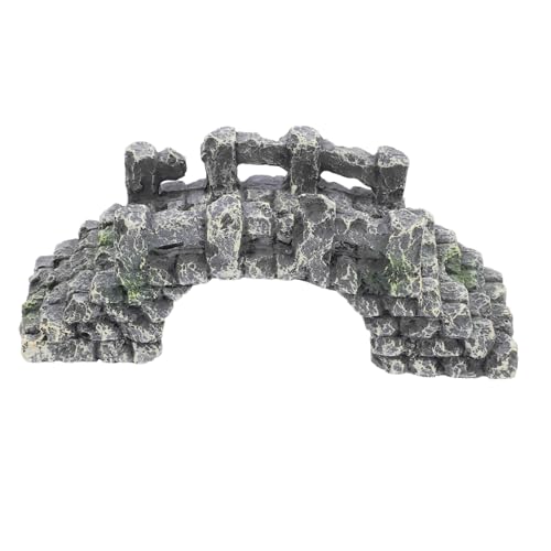 CIYODO Miniatur-brücke aus Sicherem Resin für Aquarium und Fischbecken Stabile Dekorative Bogenbrücke Installieren Vielseitig Einsetzbar für Fisch Schildkrötenbecken CIYODO Miniatur-brücke aus Sicherem Resin für Aquarium und Fischbecken Stabile Dekorative Bogenbrücke Installieren Vielseitig Einsetzbar für Fisch Schildkrötenbecken von CIYODO