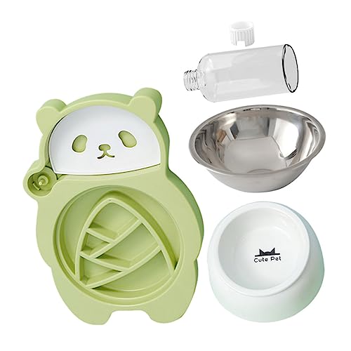 CIYODO Pandaschale Aus Edelstahl Mit Erhöhter Hundenapf Fütterung Kleiner Hundenapf Hundenäpfe Rostfrei Schüsseln Füttern Groß Langsam Wasserspender Für Hunde Haustier Essen Grün Plastik CIYODO Pandaschale Aus Edelstahl Mit Erhöhter Hundenapf Fütterung Kleiner Hundenapf Hundenäpfe Rostfrei Schüsseln Füttern Groß Langsam Wasserspender Für Hunde Haustier Essen Grün Plastik von CIYODO