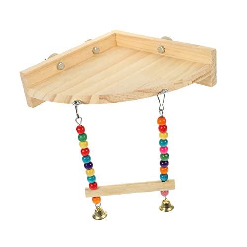 CIYODO Papagei Dreieckige für Papageien und Langlebige Käfig Zubehör Vogel Kauspielzeug für Gesunde Zähne Attraktives Design für Stundenlangen Spielspaß von CIYODO
