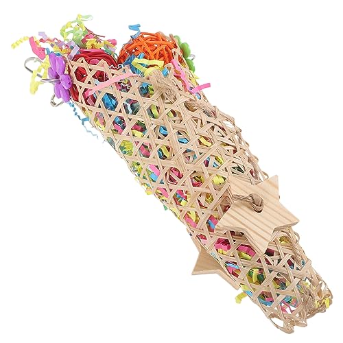 CIYODO Vogelkäfig Zum Aufhängen Schreddern Spielzeug Papagei Beißen Spielzeug Für Vögel Dekoratives Ornament CIYODO Vogelkäfig Zum Aufhängen Schreddern Spielzeug Papagei Beißen Spielzeug Für Vögel Dekoratives Ornament von CIYODO