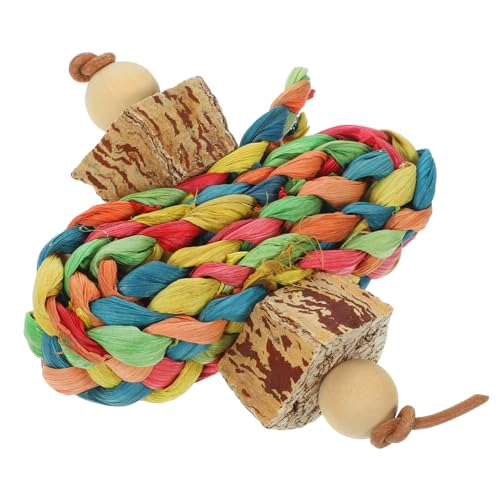CIYODO Bird Fitness Kauspielzeug Aus Holz für Papageien Kauspielzeug für Papageien Kauspielzeug für Papageien Zum Aufhängen Kauspielzeug für Vögel Hängespielzeug für Vögel von CIYODO